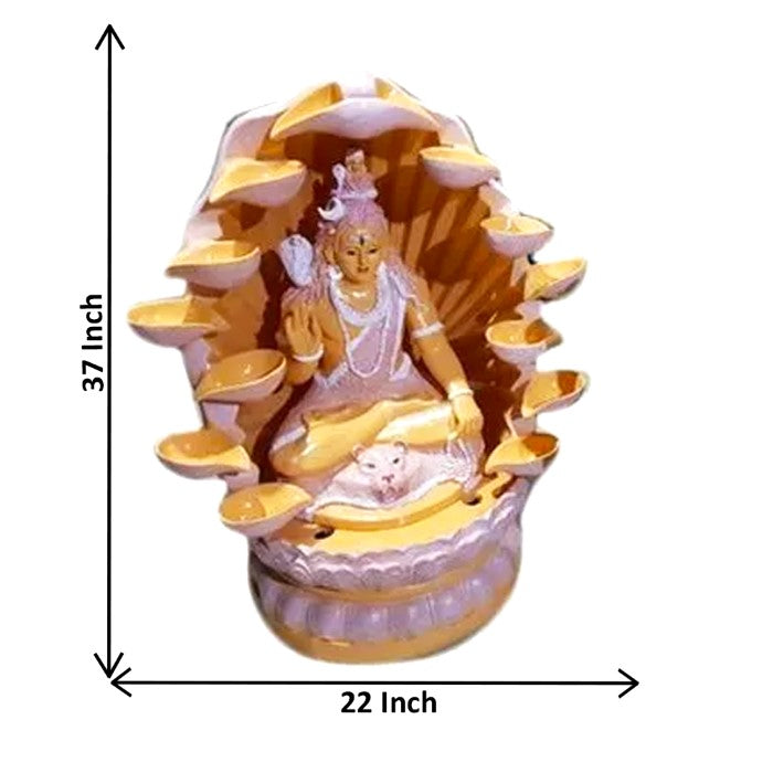 Home Decor Diya Shiv Water Fountain 94 cm G57X2528PVLGX-544