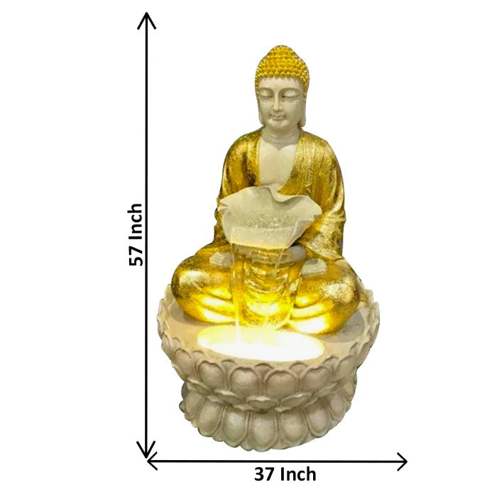 Decorative Kamal Lord Buddha Indoor Fountain 145 cm G57X2530IGDMX