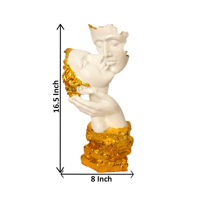 Gold Plated Modern Couple Showpiece 42 cm-G79X0053W