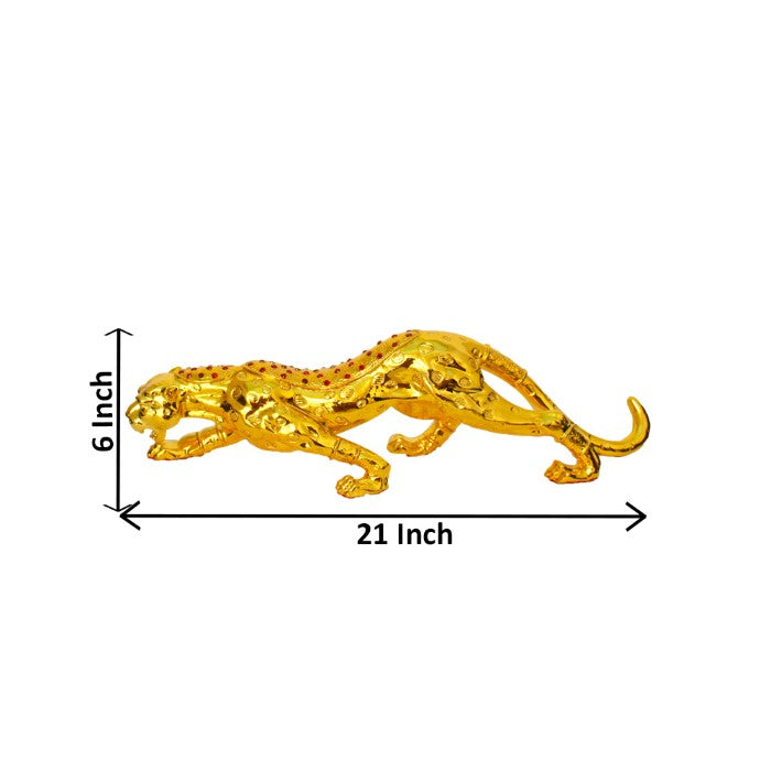 Gold Plated Panther Showpiece 15 cm-G79X0063G