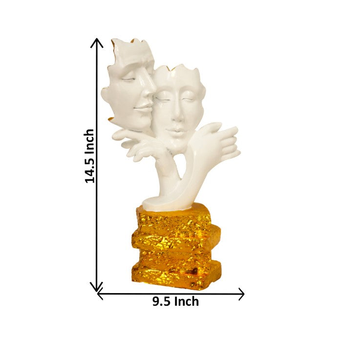 Modern Art Couple Statue Showpiece 37 cm-G79X0070W