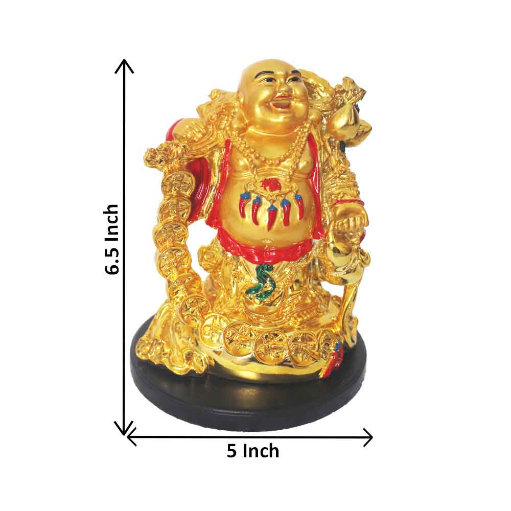 Gold Plated Coin Buddha Showpiece 17 cm-G82X0023G