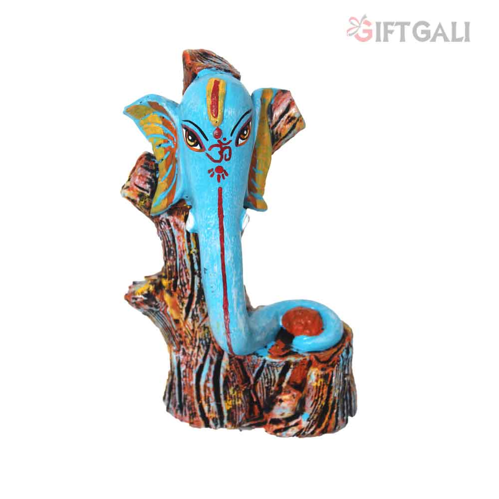 Artistic Ganesha Idol Showpiece 20 cm G57X1252QMLMX