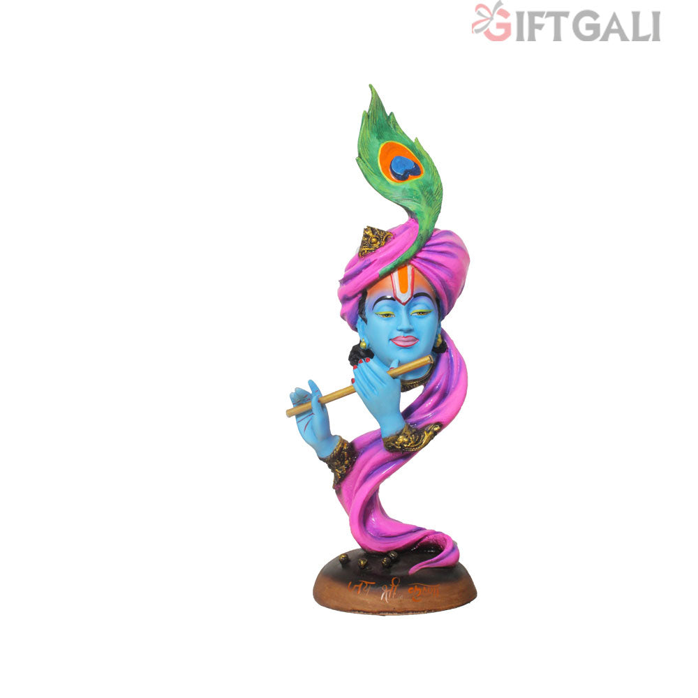 Artistic Pankh Krishan Statue Blue Pink 57 cm G57X1440NPLGX