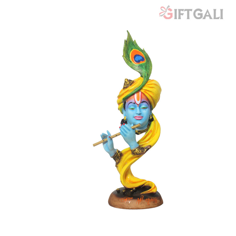 Artistic Pankh Krishan Statue Blue Yellow 57 cm G57X1440NYLGX