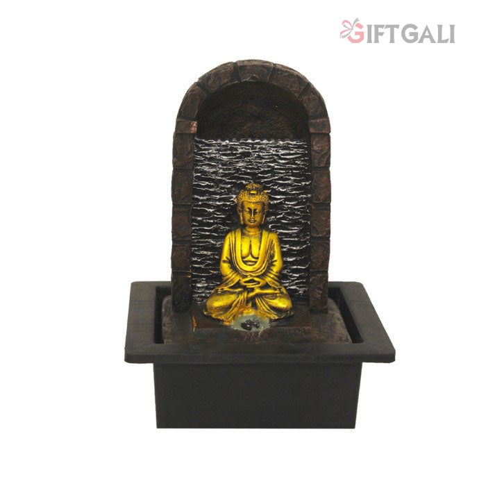 Buddha Indoor Water Fountain Showpiece 28 cm G57X0485AGAMX