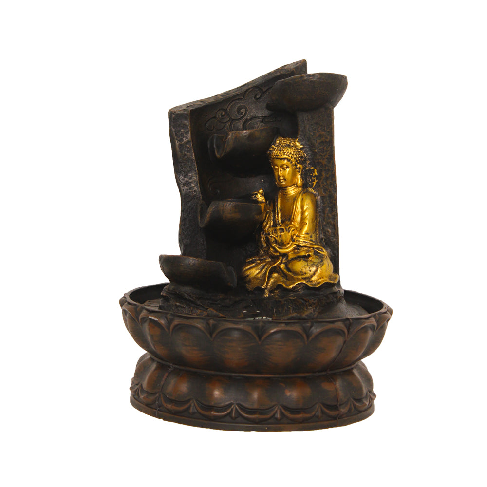 Buddha Water Fountain Showpiece 27 cm G57X0457AGAMX