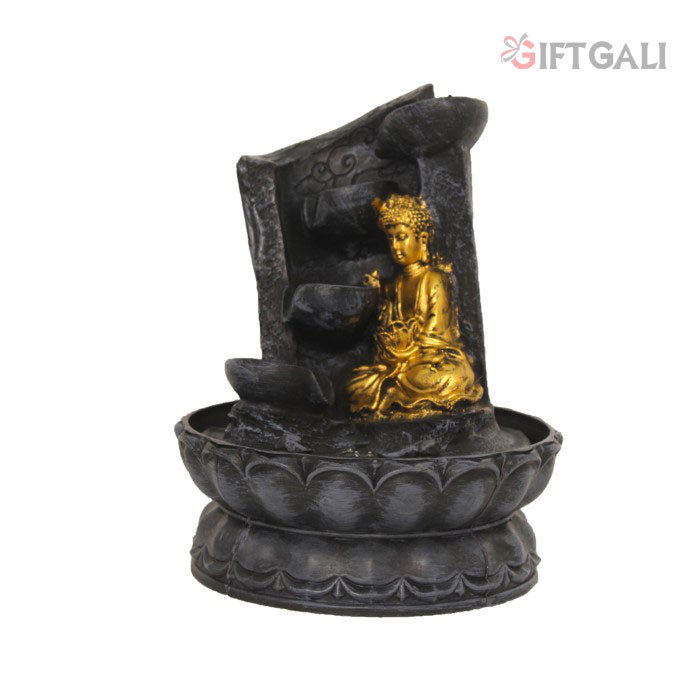 Buddha Water Fountain Showpiece 27 cm G57X0457FGAMX