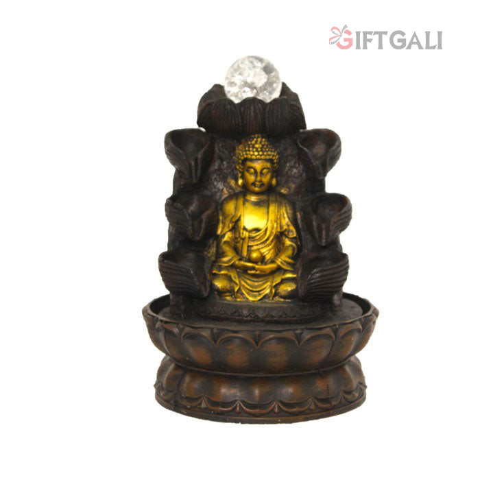 Buddha Water Fountain Tabletop Showpiece 27 cm G57X0456AGAMX