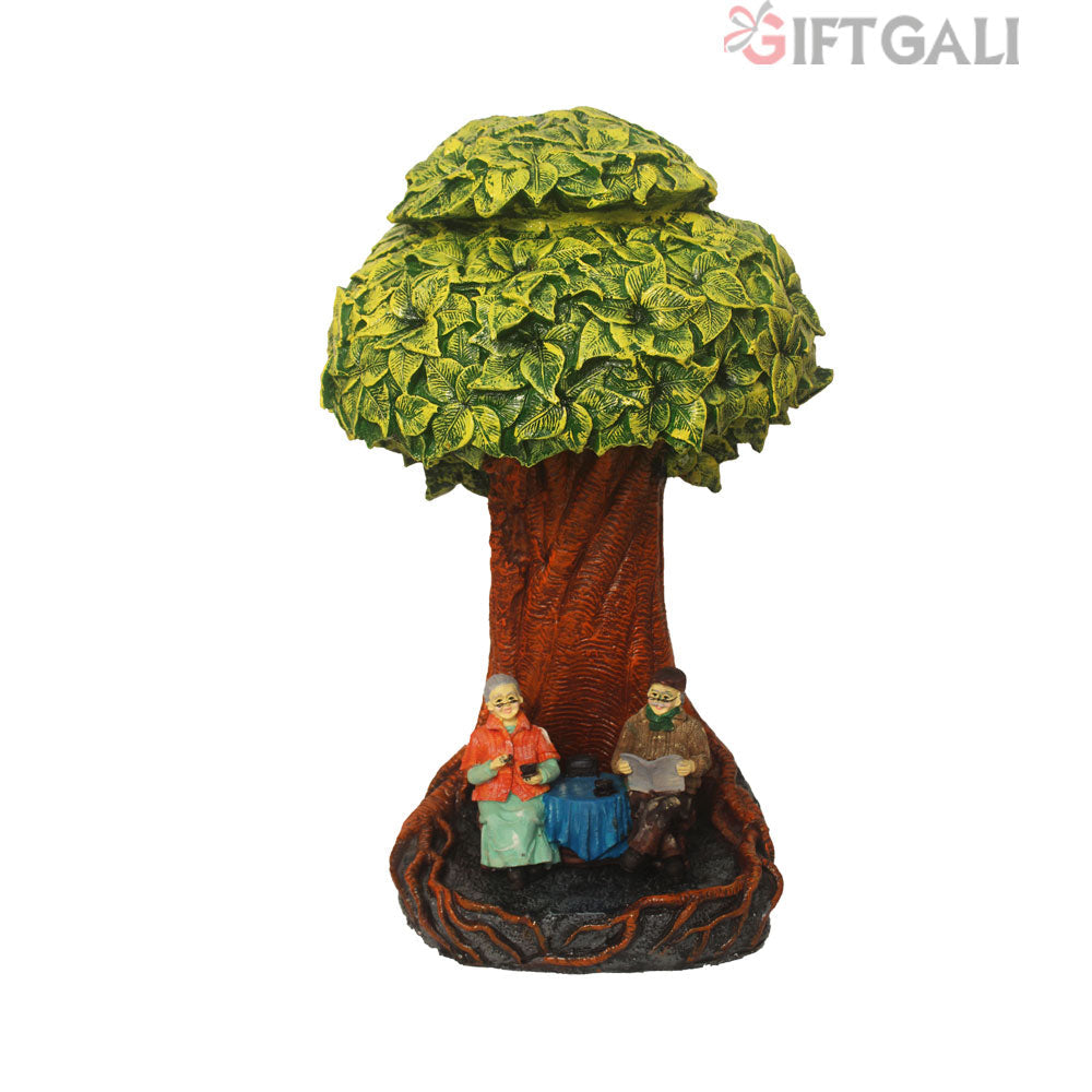 Dada Dadi Under Kalpvriksha Tree Showpiece Indian Traditional Gift 60 cm G57X1322HAMG2-59X028M