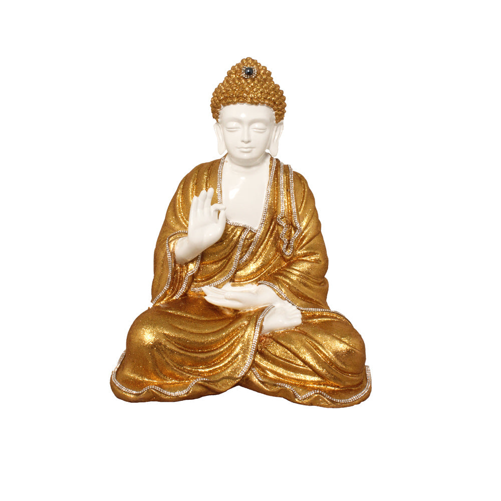 Decorative Ashirwad Buddha Idol 34 cm G57X1537WGGGZ