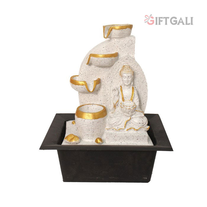 Decorative Buddha Diya Water Indoor Fountain 39 cm G57X0206WGDMX