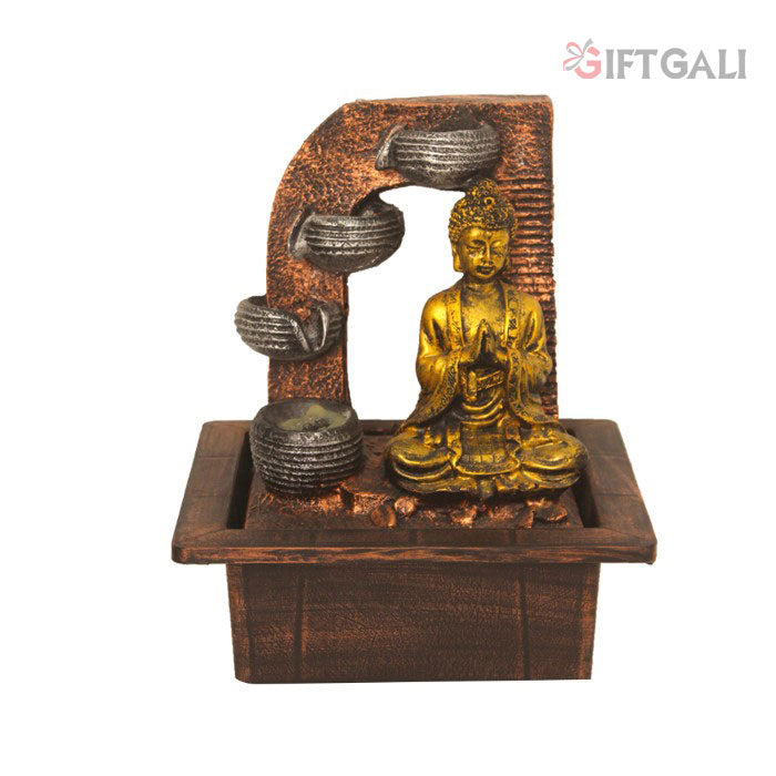 Decorative Buddha Indoor Water Fountain Showpiece 26 cm G57X0459MGAMX