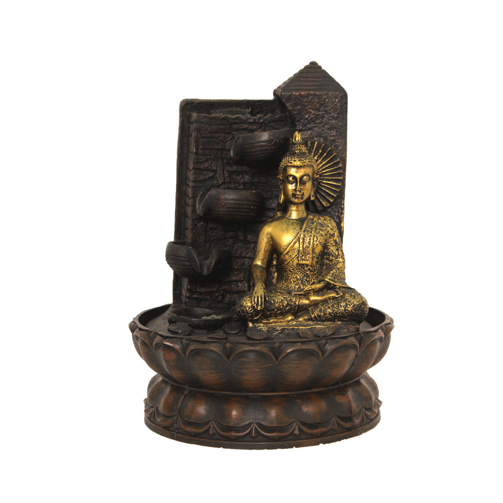 Decorative Buddha Water Fountain Showpiece 26 cm G57X0450AGAMX