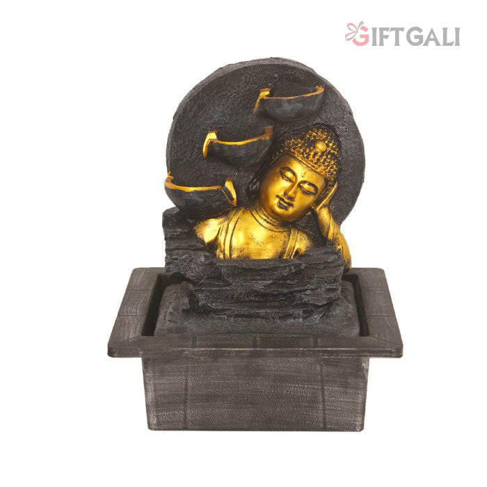 Decorative Buddha Water Fountain Tabletop Showpiece 26 cm G57X0486FGAMX