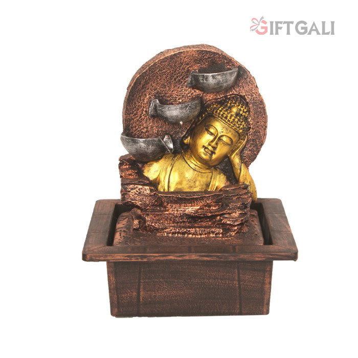 Decorative Buddha Water Fountain Tabletop Showpiece 26 cm G57X0486MGAMX