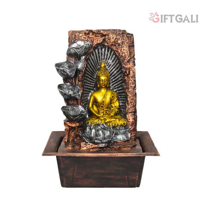 Decorative Buddha dIya Tabletop Water Fountain 44 cm G57X0527MGAMX