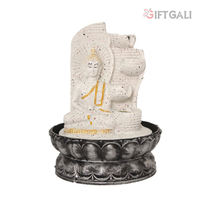 Decorative Buddha indoor Water Fountain 27 cm G57X0488WGDMX