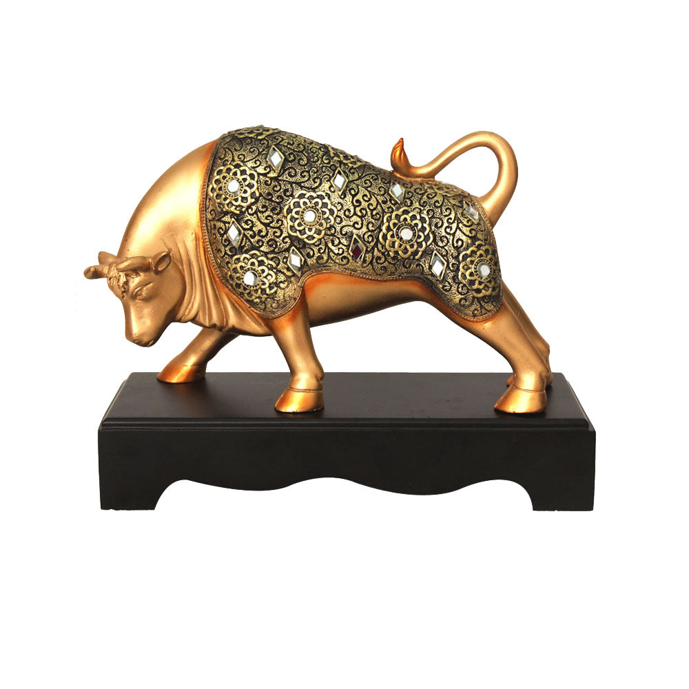 Decorative Bull Statue Showpiece 21 cm G57W1652GGNGZ