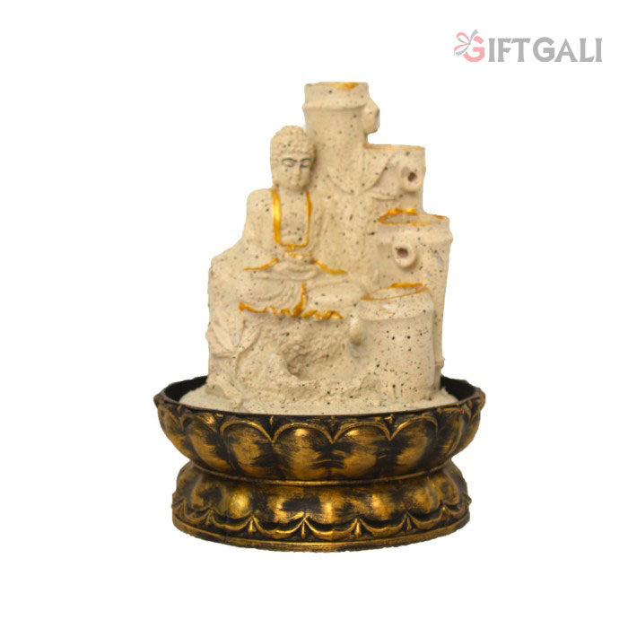 Decorative Diya Buddha Indoor Fountain Showpiece 27 cm G57X0463IGDMX