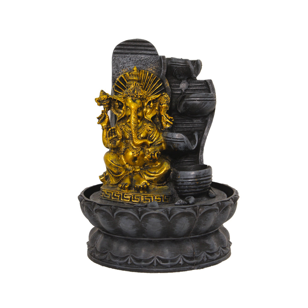 Decorative Diya Ganesha Water Fountain 27 cm G57X0461FGAMX