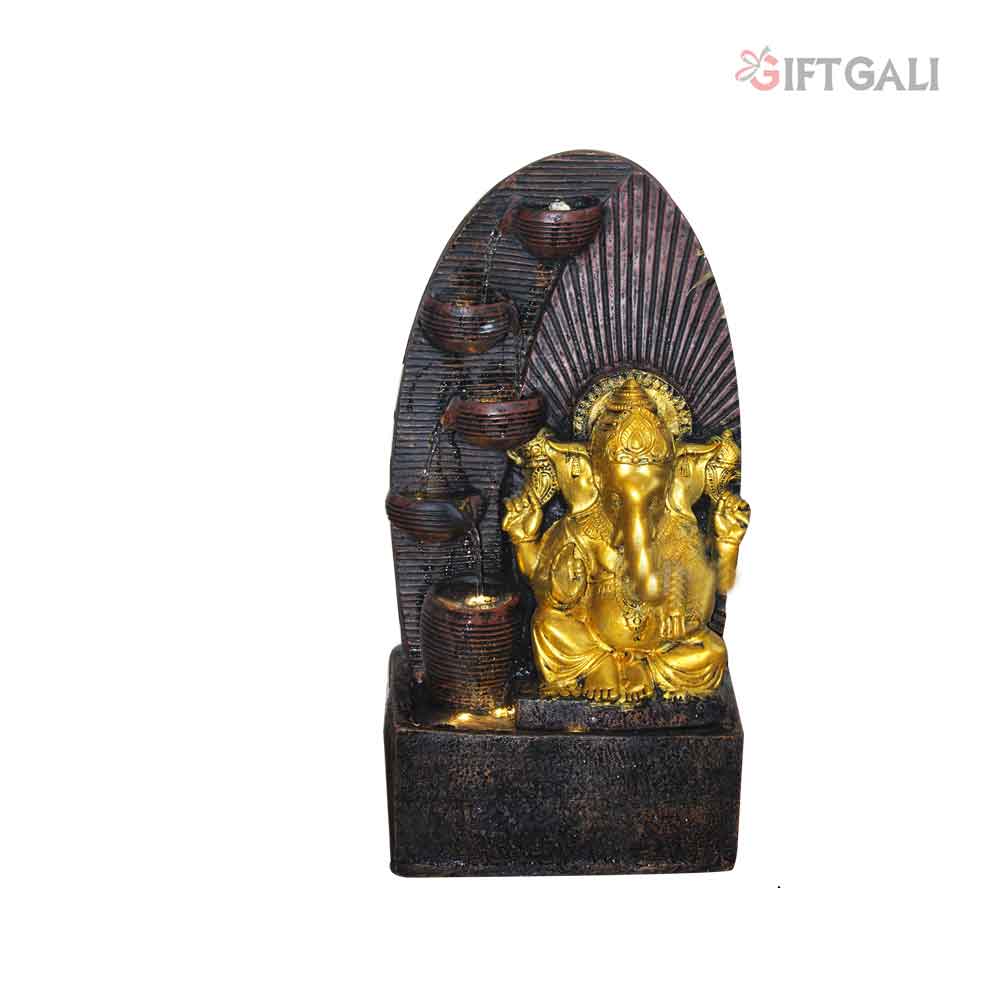 Decorative Diya Ganesha Water Fountain 72 cm G57X2518AGAGX