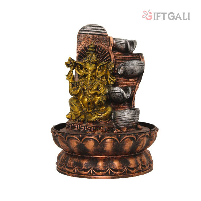 Decorative Diya Ganesha Water Fountain Showpiece 27 cm G57X0461MGAMX