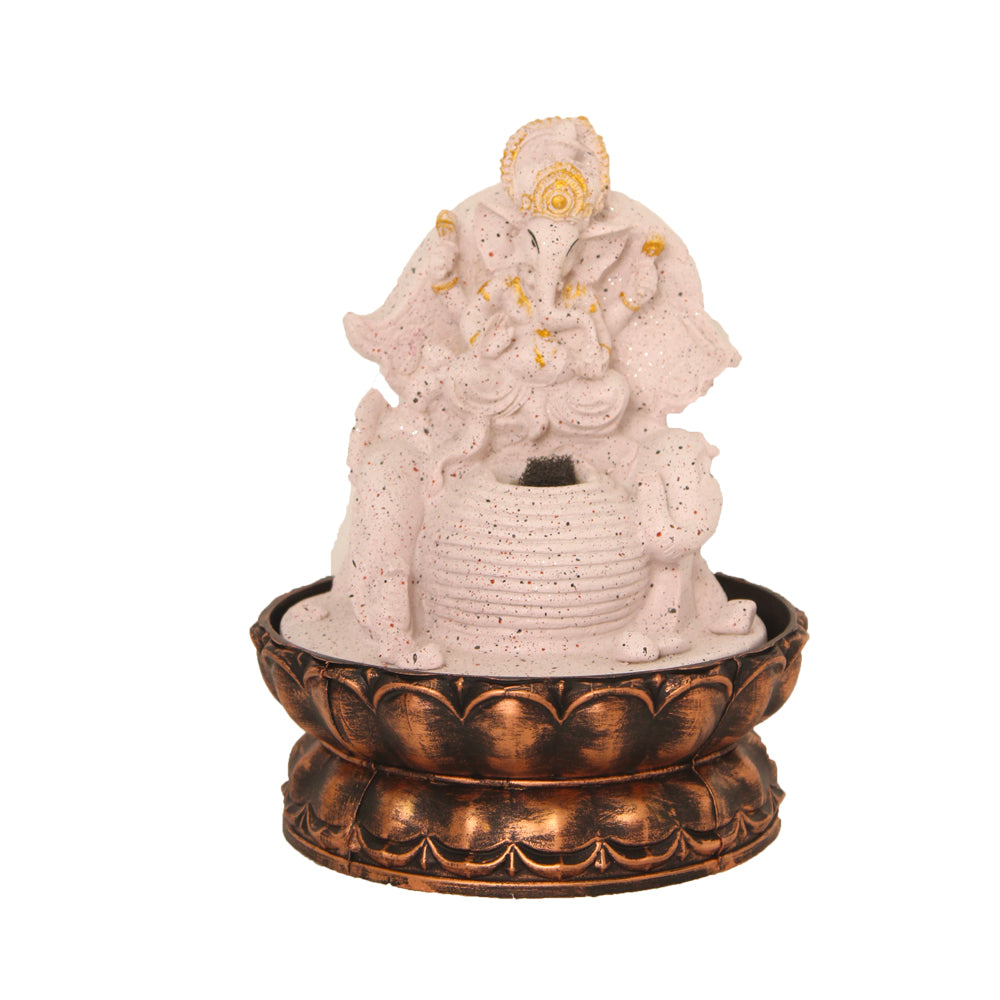 Decorative Ganesha Indoor Water Fountain Showpiece 26 cm G57X0453PGDMX