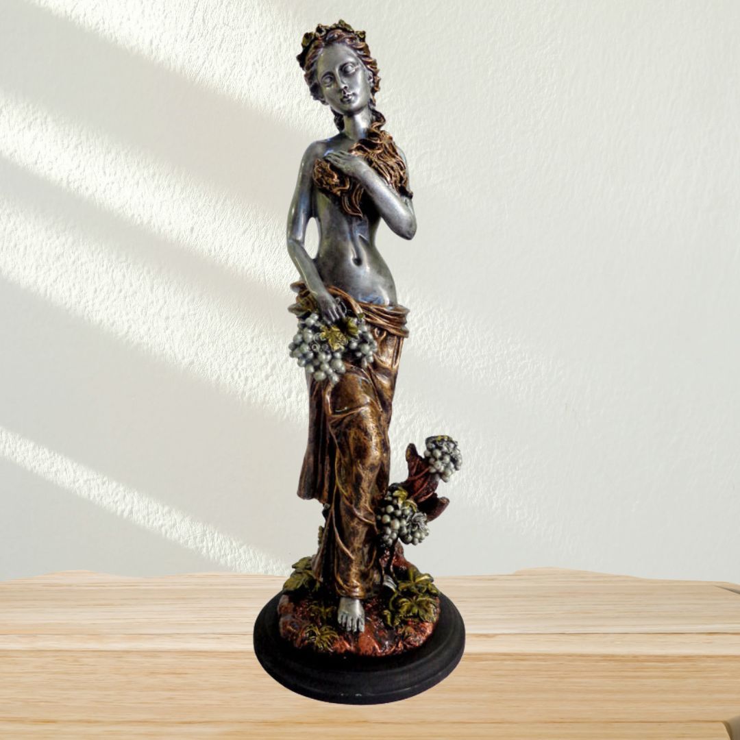 Decorative Lady Statue Showpiece Pearl Silver 55 cm-G57X1226SCSGX