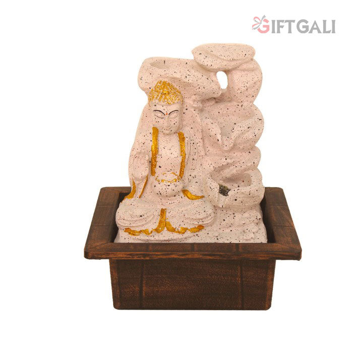 Decorative Lord Buddha Tabletop Water Fountain 26 cm G57X0606PGDMX