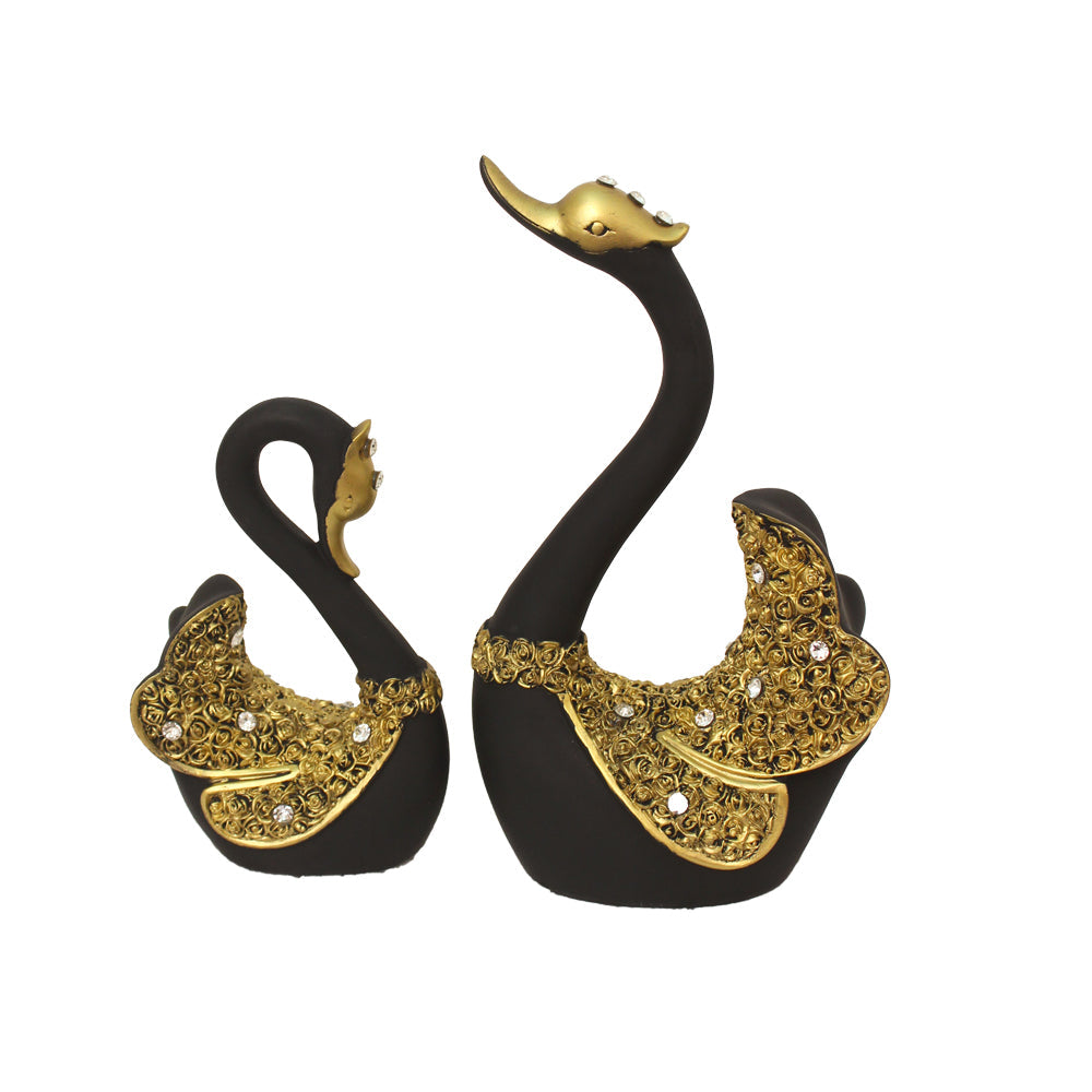 Decorative Swan Couple Showpiece 27 cm G57X1655KGNMZ