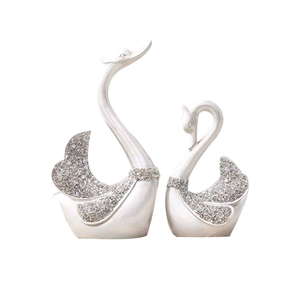 Decorative Swan Couple Showpiece 27 cm G57X1655WSNGZ