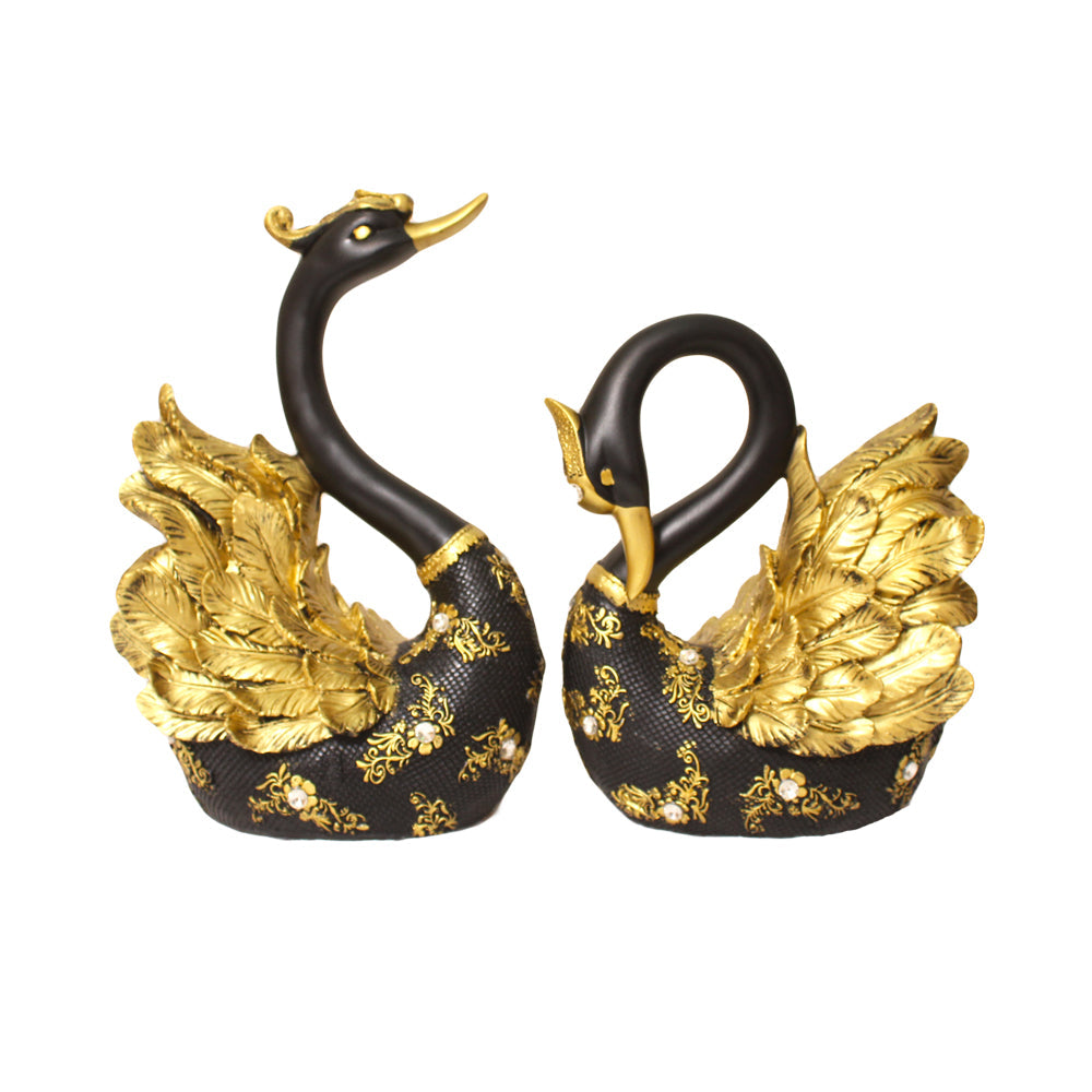 Decorative Swan Pair Showpiece 28 cm G57X1561KGNMZ