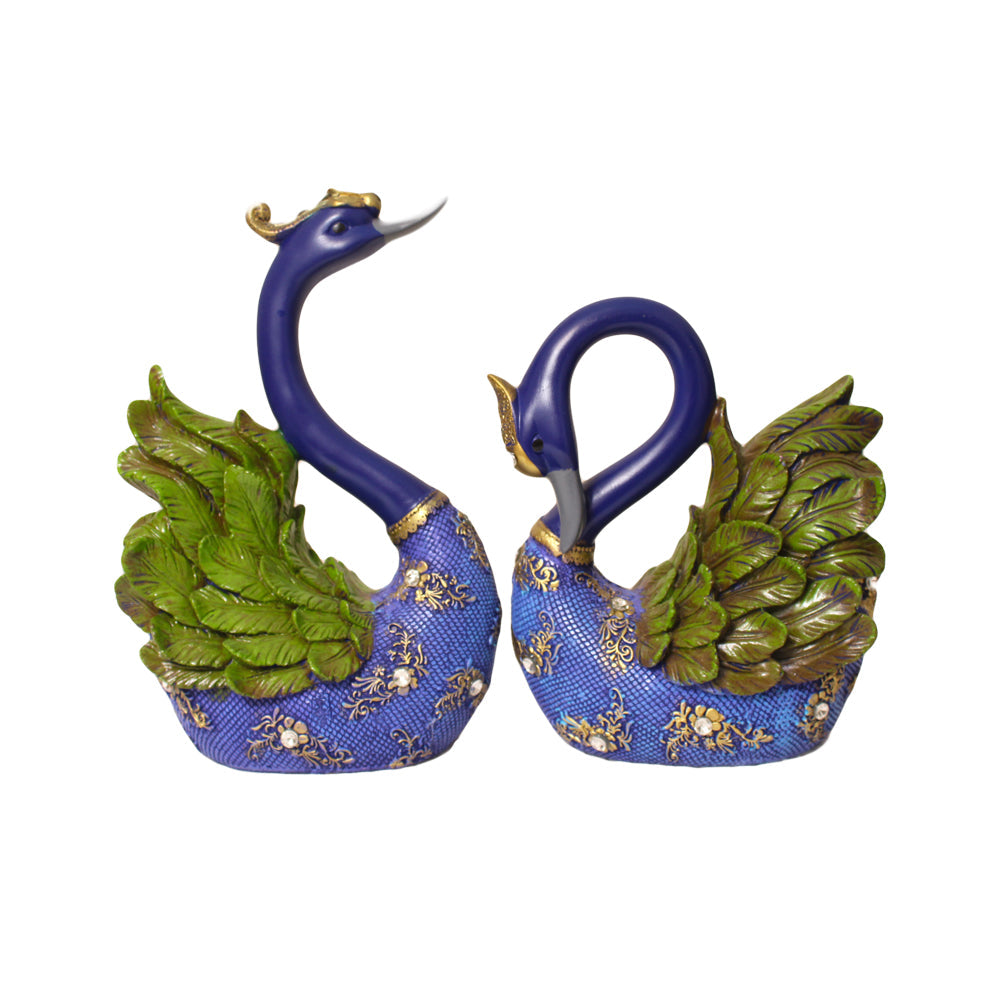 Decorative Swan Pair Showpiece 28 cm G57X1561NHNGZ