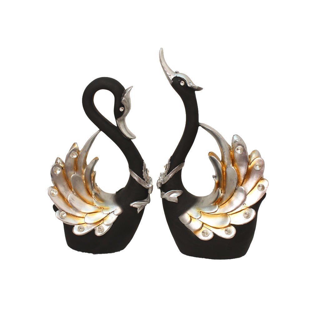 Decorative Swan Pair Statue 36 cm G57X1625KSMMZ