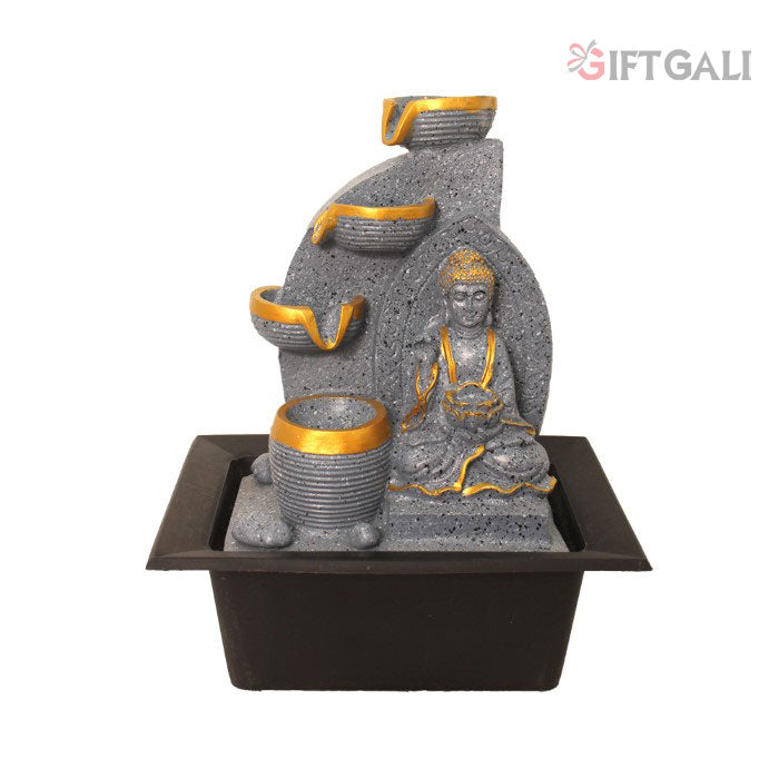 Decorative buddha Indoor Water Tabletop Fountain 39 cm G57X0206FGDMX