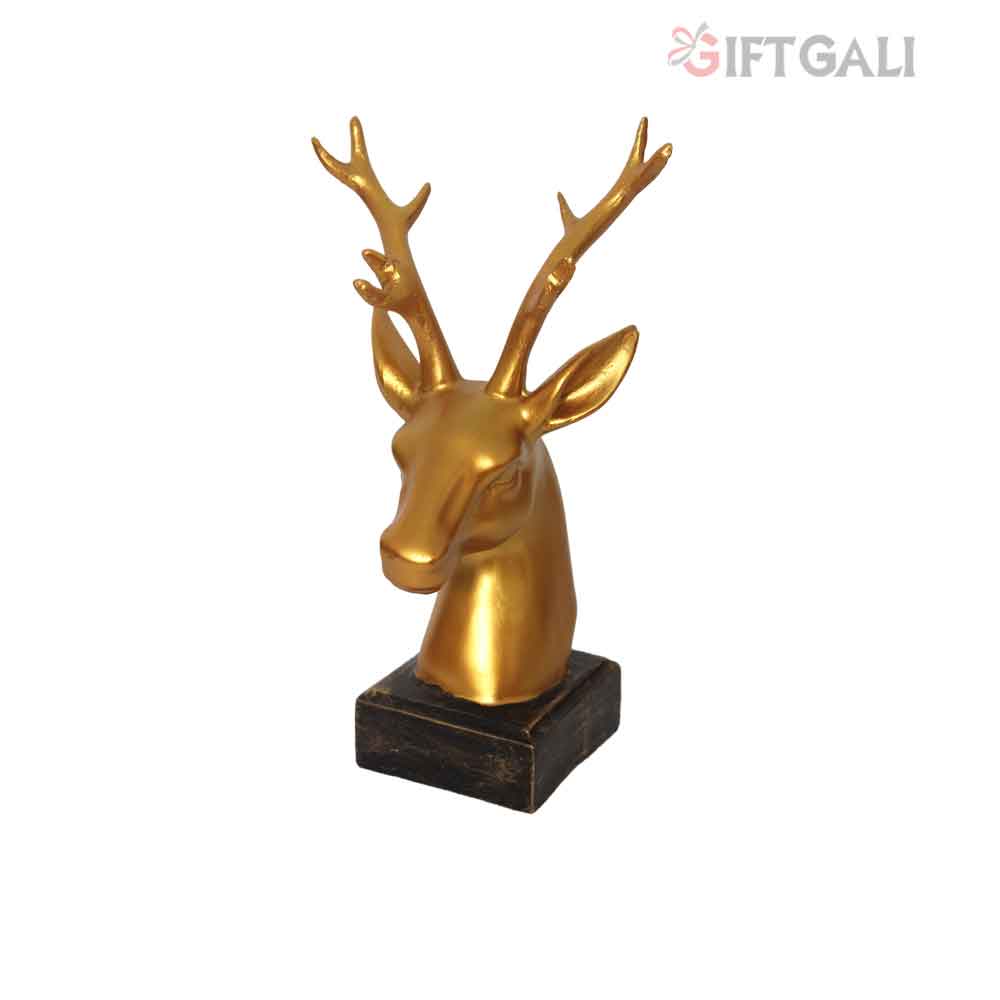 Deer Animal Statue Showpiece 28 cm G57R1648GGSGX