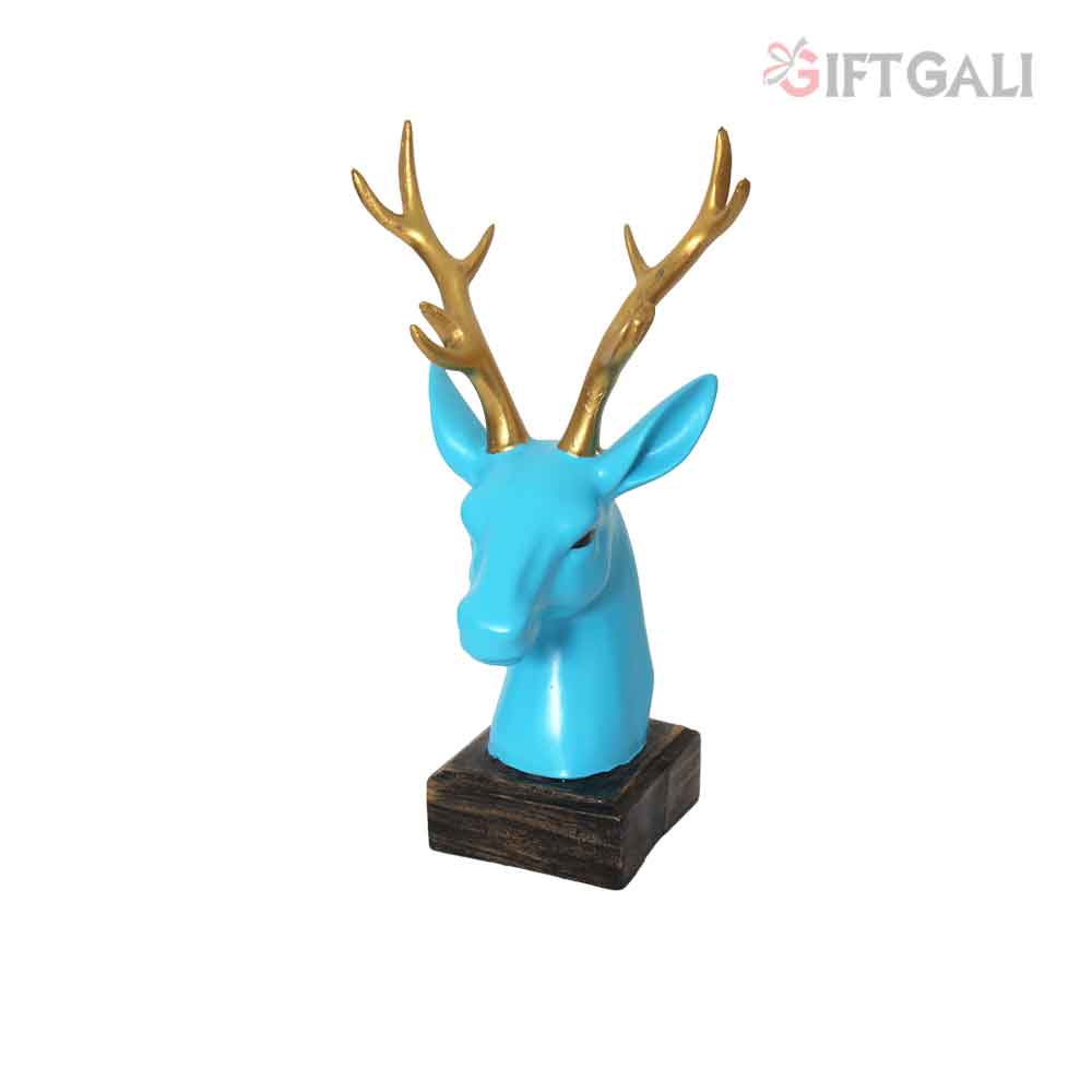 Deer Face Statue Figurine 28 cm G57R1648QGNMX