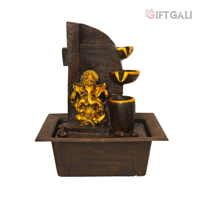 Diya Decorative Ganesha Indoor Tabletop Water Fountain Showpiece 39 cm G57X0200AGAMX