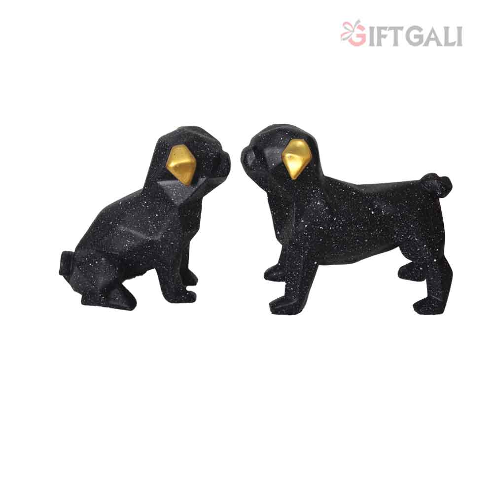 Dog Pair Figurine Showpiece 18 cm G57X1427KGDMX