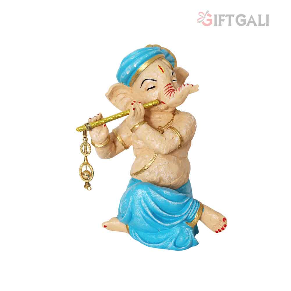 Flute Ganesha Idol Murti 23 cm G57X1106VQLMX