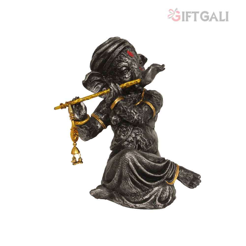 Flute Ganesha Statue Showpiece 23 cm G57X1106SSAGX