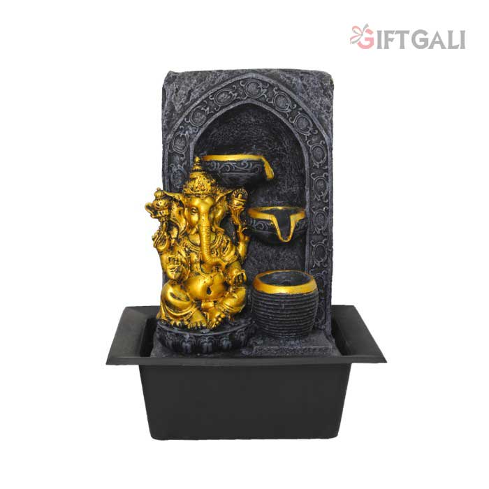 Ganesha Diya Tabletop Water Fountain 42 cm G57X0547FGAMX