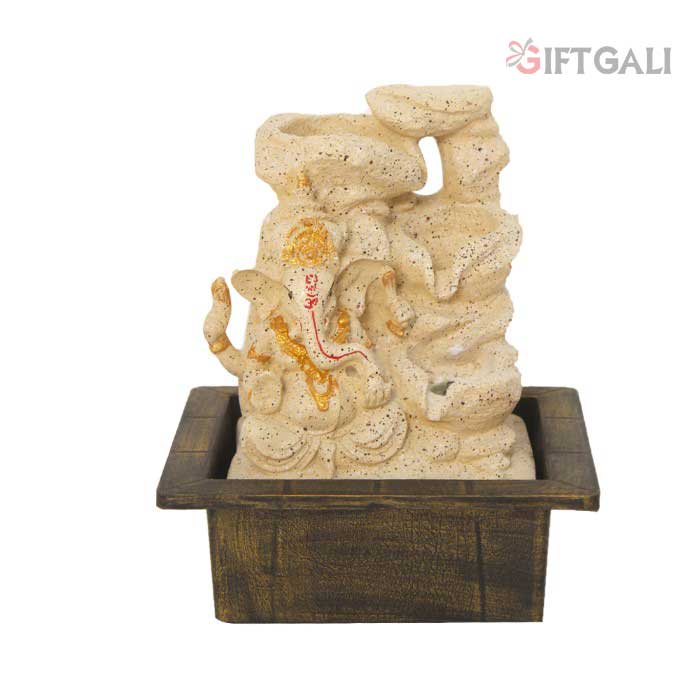 Ganesha Indoor Water Fountain Tabletop Showpiece 26 cm G57X0605IGDMX