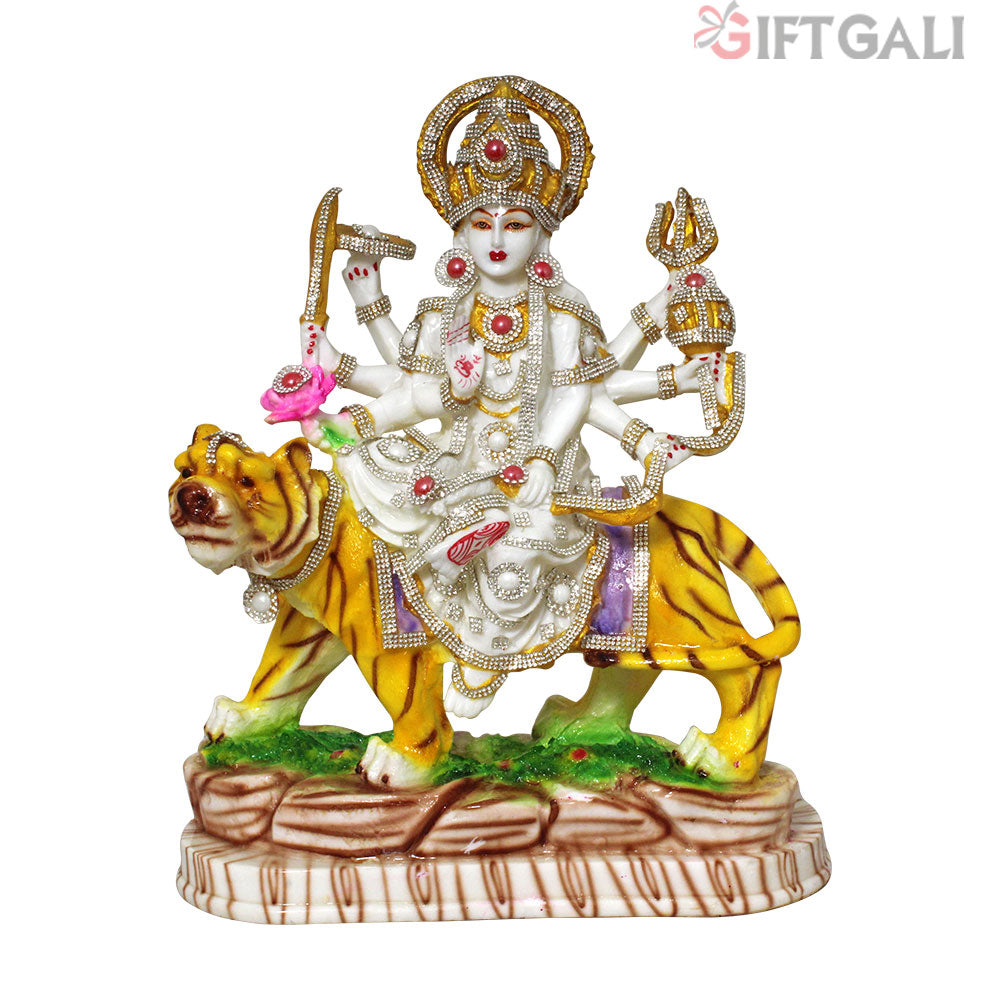 Goddess Durga Ma Idol Marble Look 38 cm G57X1350WACGZ