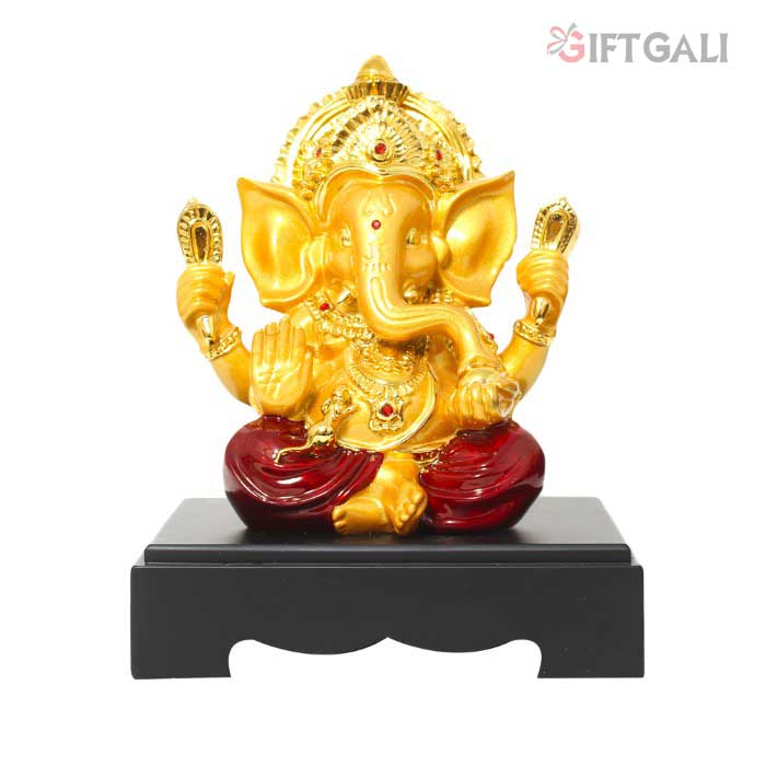 Gold Plated Ganesha Murti Showpiece 24 cm-G50X0035M000XIAS