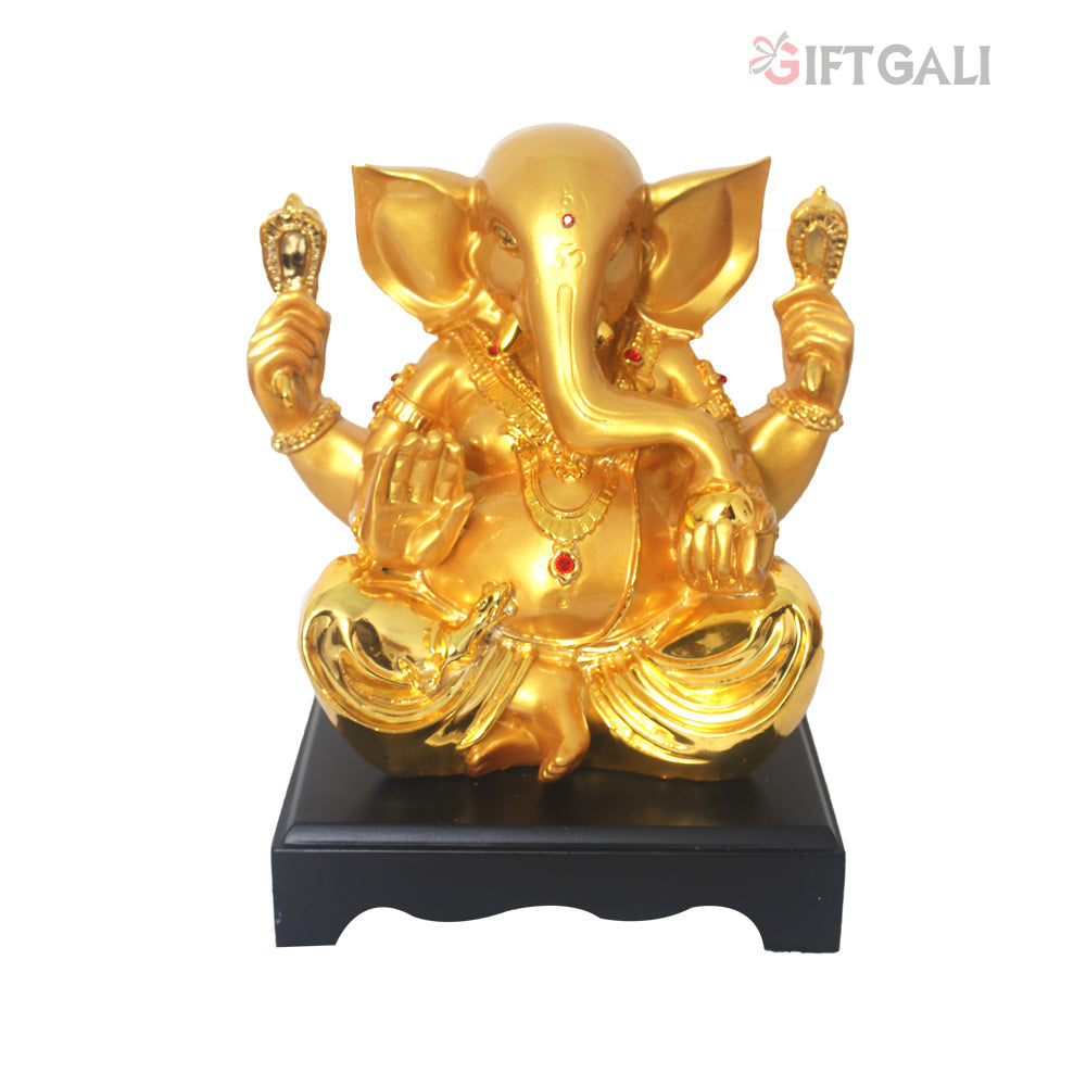 Gold Plated Ganpati Showpiece 33 cm-G82X0027Y