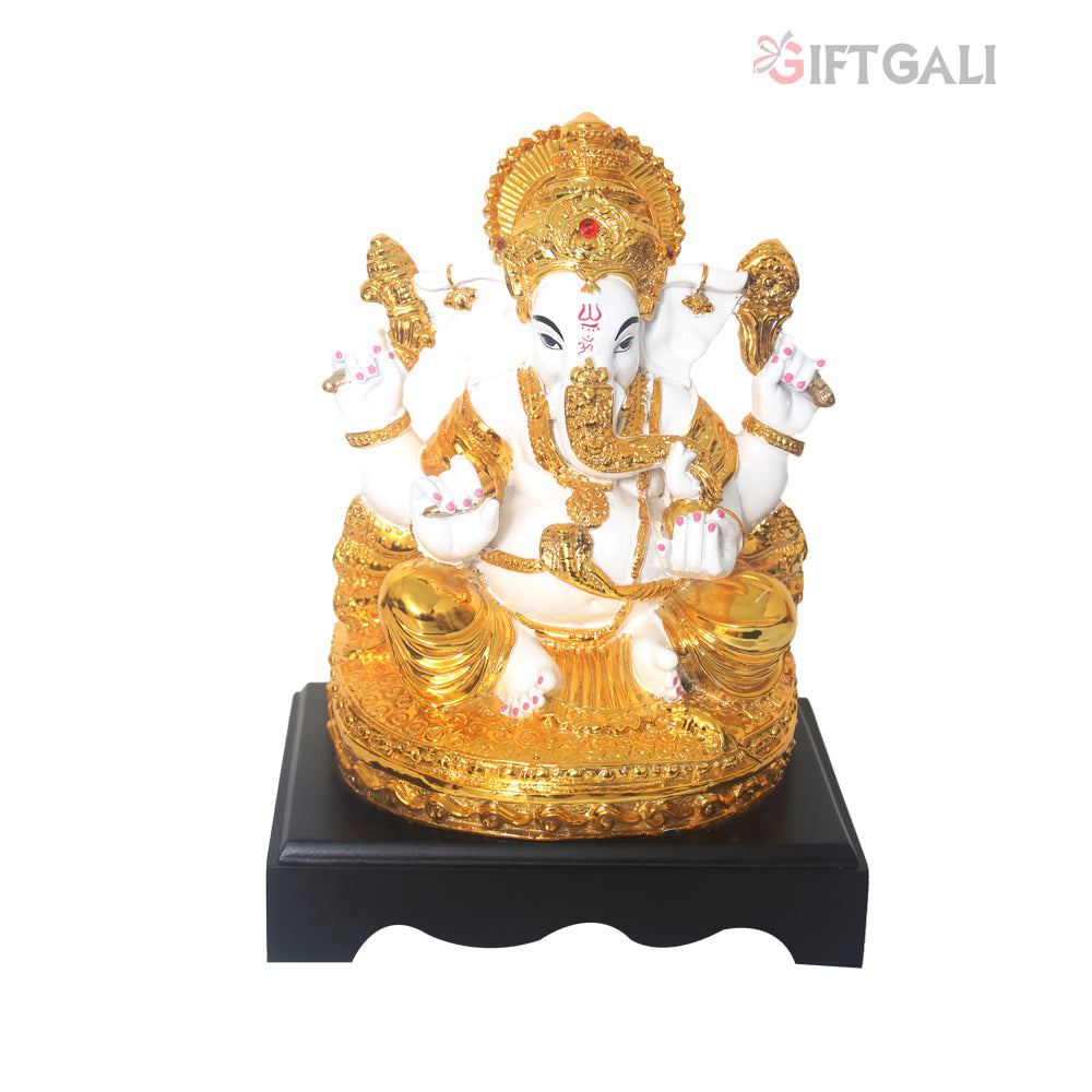 Gold Plated Lord Ganesha Statue 32 cm-G82X0011W