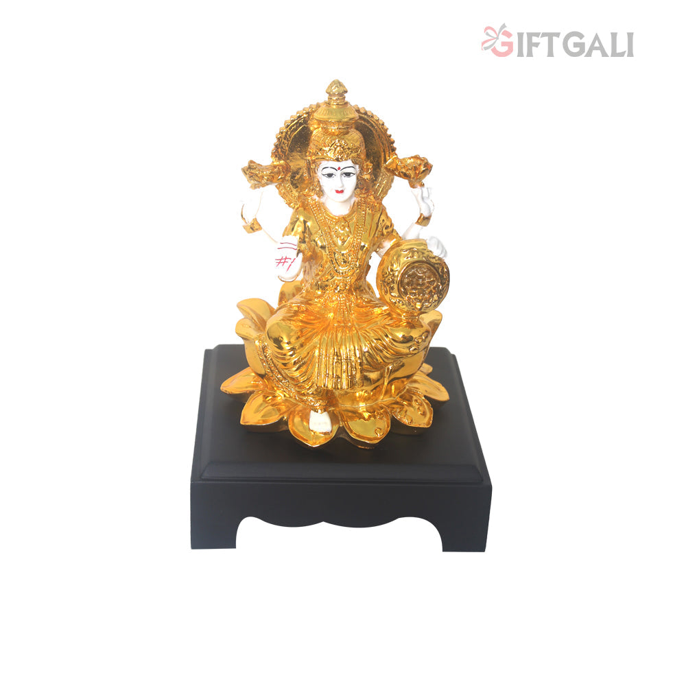 Gold Plated Lord Laxmi Statue 23 cm-G82X0025W