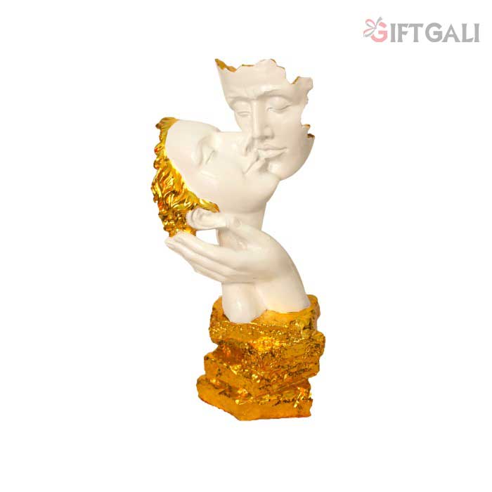 Gold Plated Modern Couple Showpiece 42 cm-G79X0053W